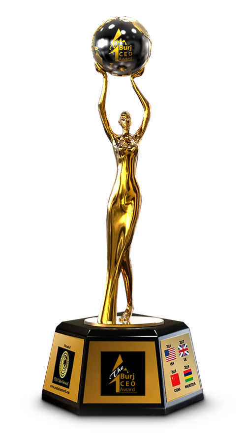 The Burj CEO Award 2023 trophy
