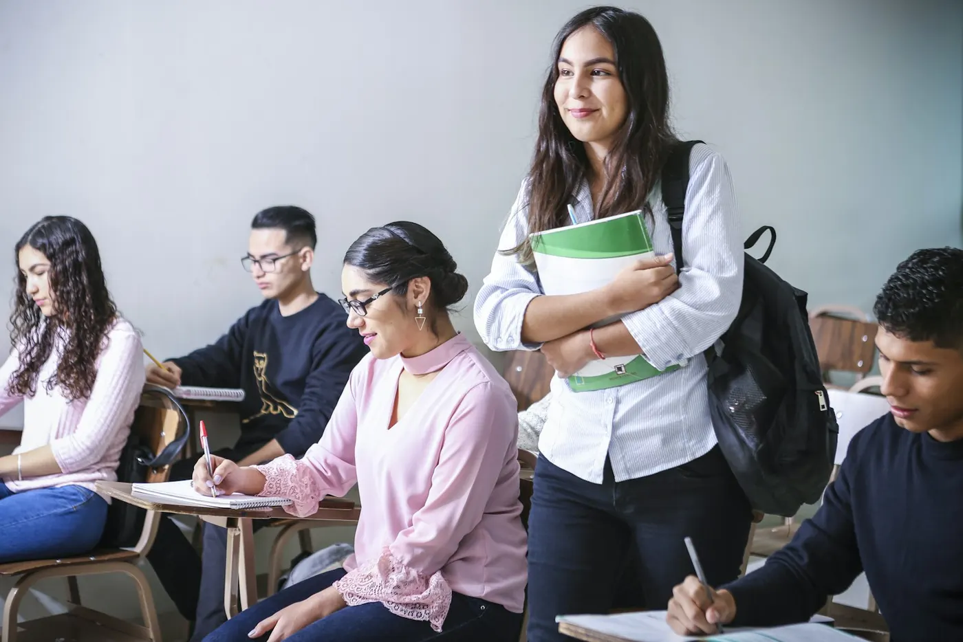 Students are learning during an RPL assessment, demonstrating vocational education training.