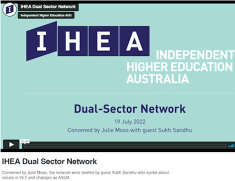 IHEA Dual-Sector Network conference title slide